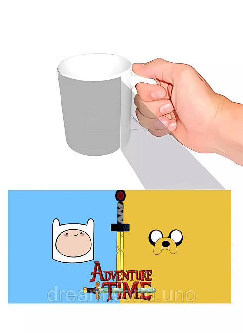 Чашка з принтом Adventure Time Харків - фото 1