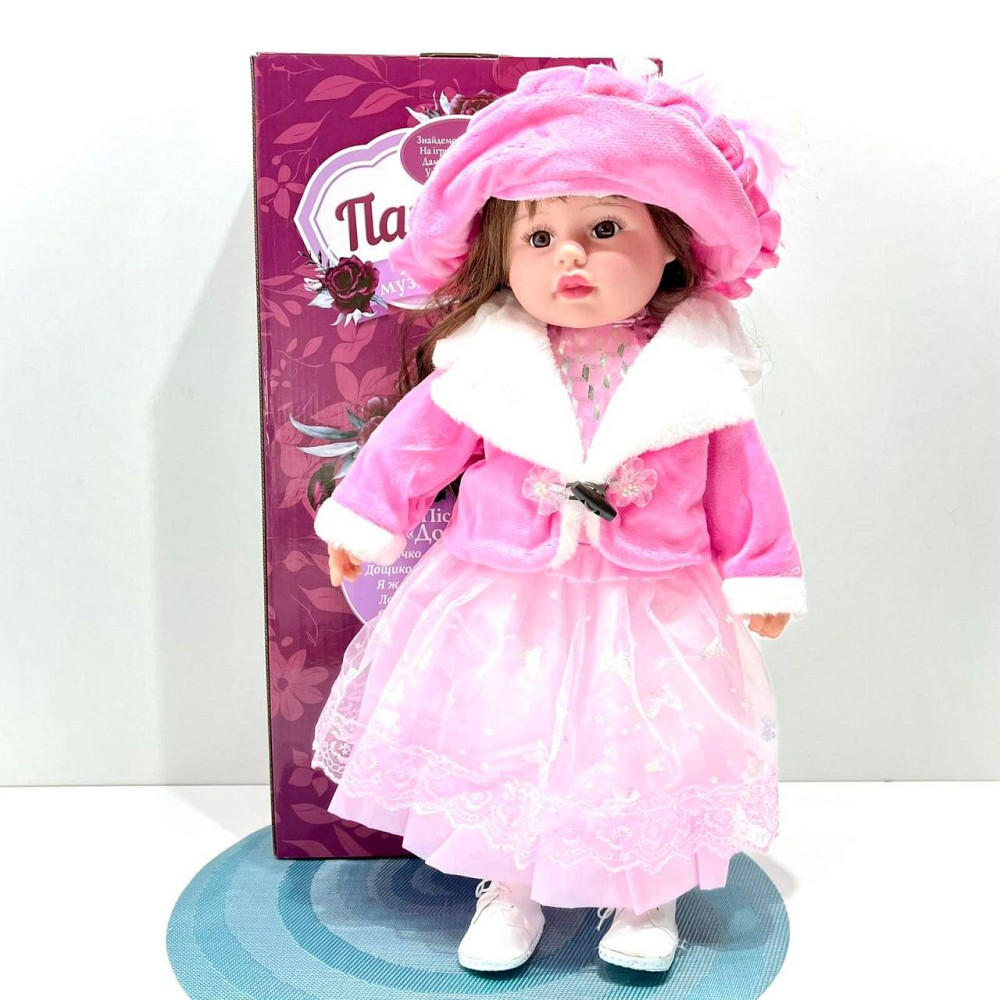 Лялька м'яконабивна Панночка зі звуковими ефектами 15 функцій 120 фраз укр мова 50см Вид 3 (M 5913 I UA) Чернігів - фото 5
