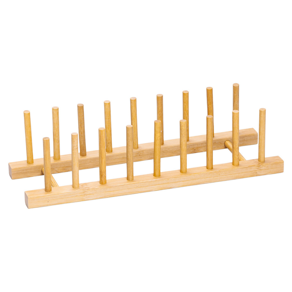 Yiwu Підставка для тарілок та кришок дерев'яна на кухню 35×11×9 (см) HB-40-13 Київ - фото 2