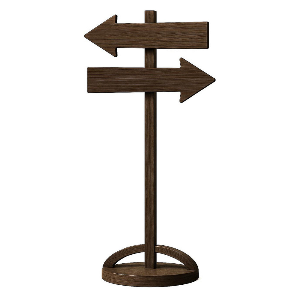 Напольная стрелка-указатель 