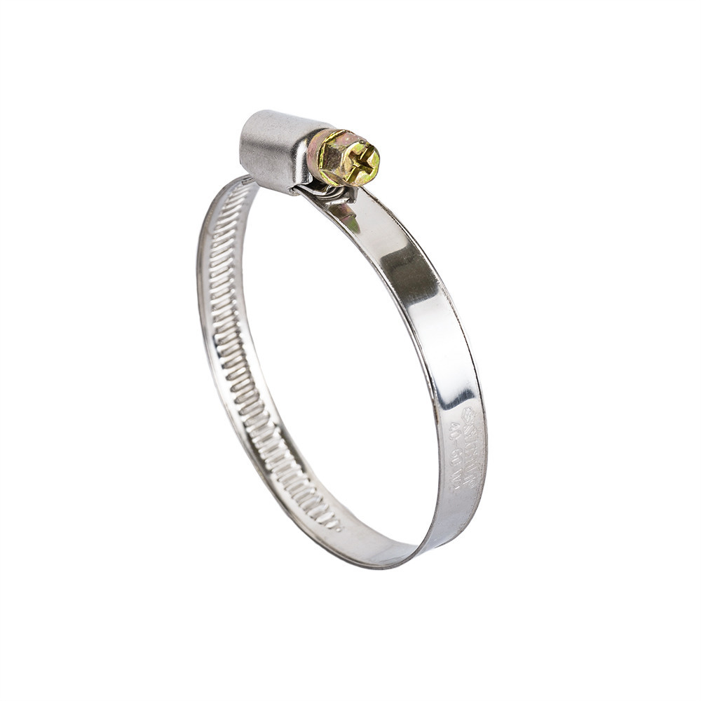 Хомут черв'ячний неіржавкий 9 мм D40-60 мм 10 шт SIGMA (2510111) Київ - фото 1