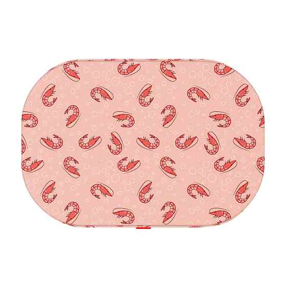 Лежанка для собак WAUDOG Relax, малюнок "Креветка", зі змінним чохлом, L, Ш 100 см, Д 70 см Вінниця