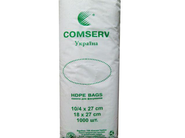 Пакеты фасовочные полиэтиленовые №2 (18х27) (1000шт) Comserv (1 пачка) Харьков - изображение 1