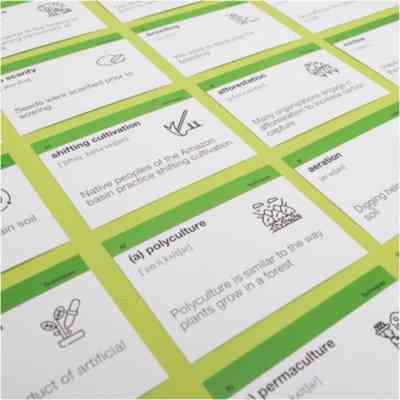 Обучающий набор English Student Карточки для изучения английского языка Agriculture English Vocabulary, украинский (591225964) Винница