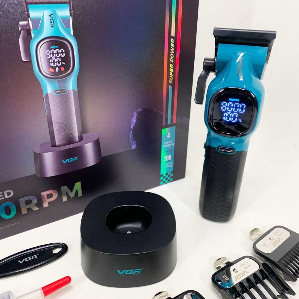 Профессиональная машинка для стрижки волос в салон, Машина для стрижки в домашних условиях DK-55 Львов - изображение 14