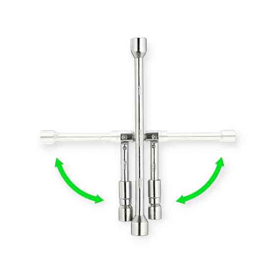 Ключ балонный крест. складной (17-19-21-23) Мукачево