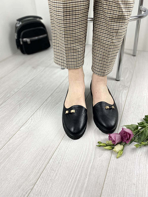 Kentro Балетки жіночі KENTO 01481/1 чорні (весна-осінь, шкіра натуральна) (3371) 36р.38р.40р. Коломыя - изображение 5