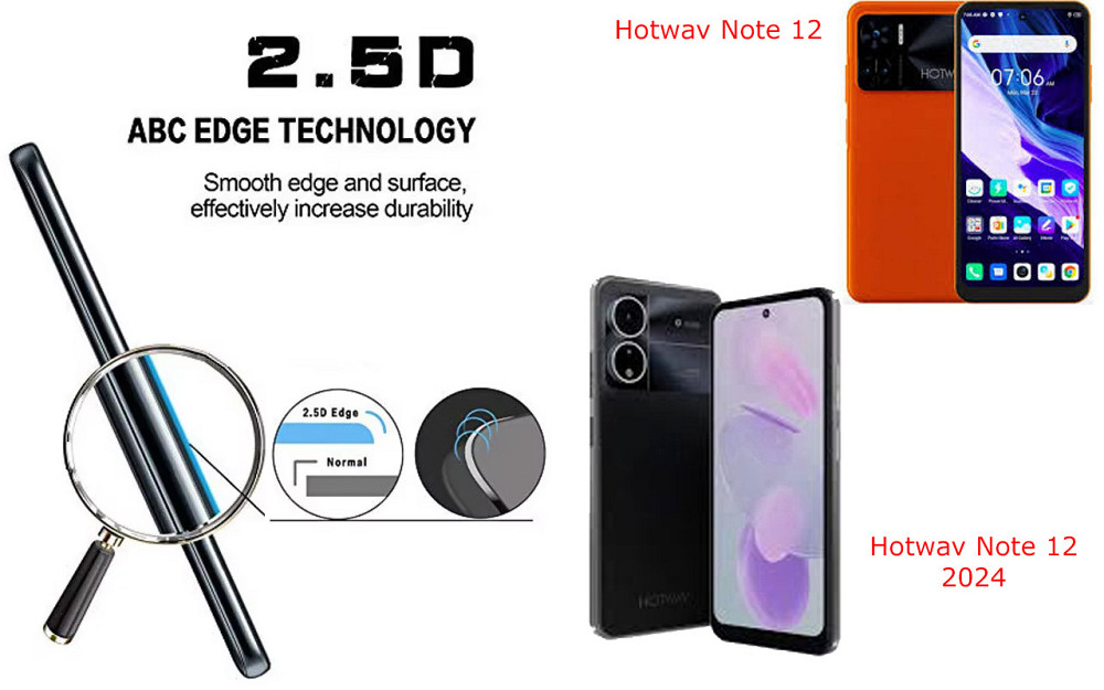 Захисне скло ArmorGlass для Hotwav Note 12, Note 12 2024 – стійке до подряпин та ударів Київ - фото 2