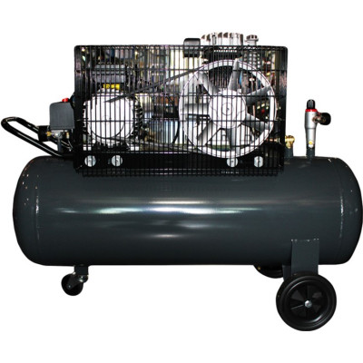 Компресор GTM 100л, 400/300л/хв, 2,2кВт, 10бар, 220В, 2 циліндри (KCH2070B-100L) Вінниця - фото 2