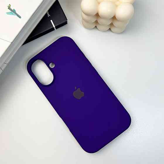 Чохол для смартфона Silicone Full Case AA Open Cam for Apple iPhone 16 22,Dark Purple Киев