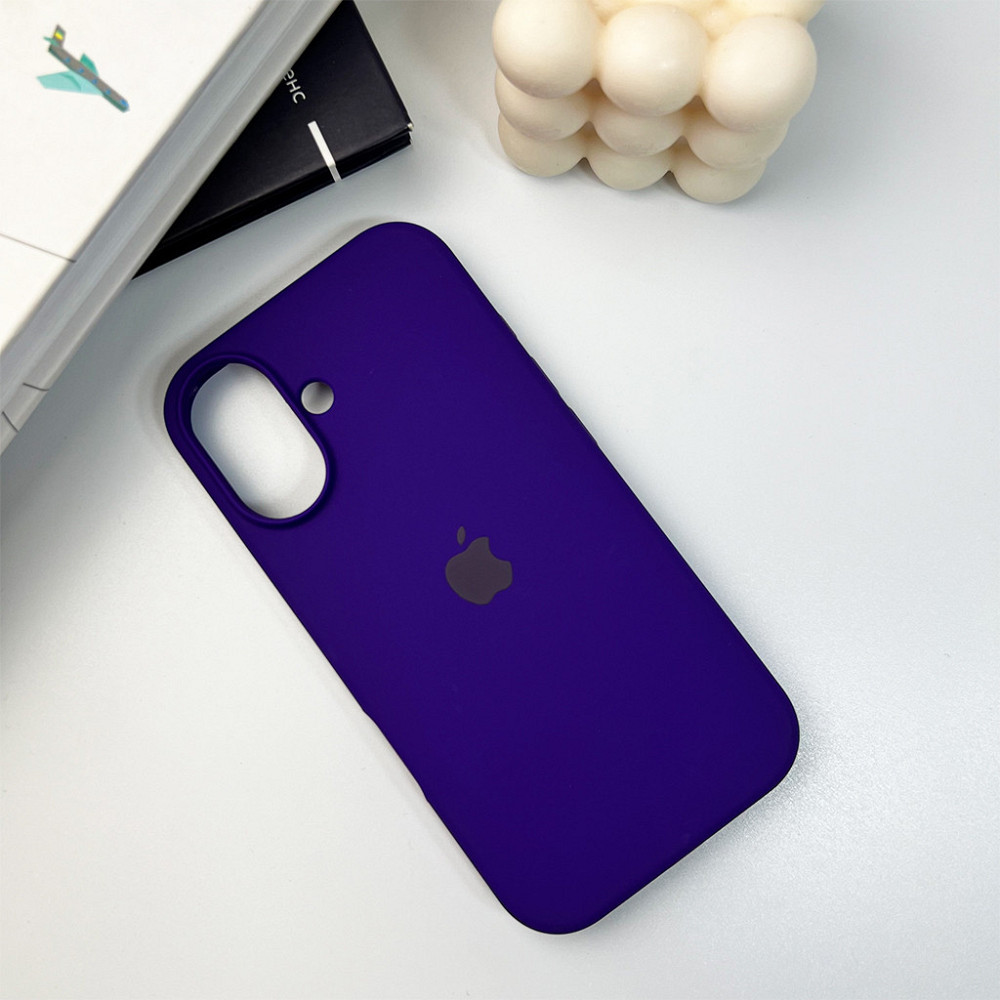 Чохол для смартфона Silicone Full Case AA Open Cam for Apple iPhone 16 22,Dark Purple Киев - изображение 6