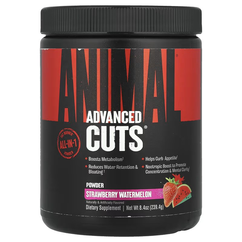 Жироспалювач Universal Nutrition Animal, Advanced Cuts® Powder, Strawberry Watermelon 239.4 g Луцьк - фото 1