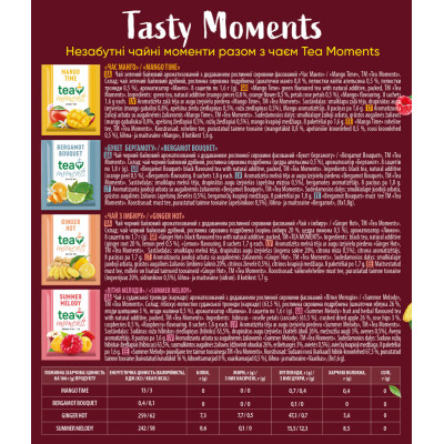 Чай Tea Moments Tasty Moments Набор 4 вкуса (tm.03309) Винница - изображение 3
