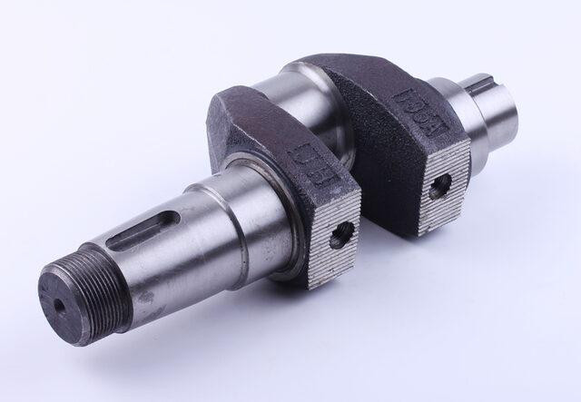 Коленвал голый  Зубр  195N  резьба М14 Мукачево - изображение 1