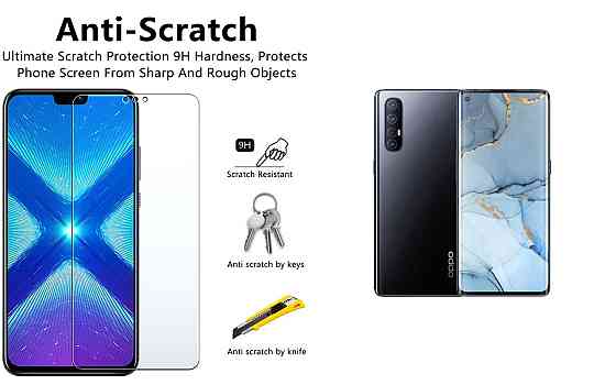 Захисне скло NeoGlass для Oppo Reno3 Pro – надпрозоре та стійке Київ