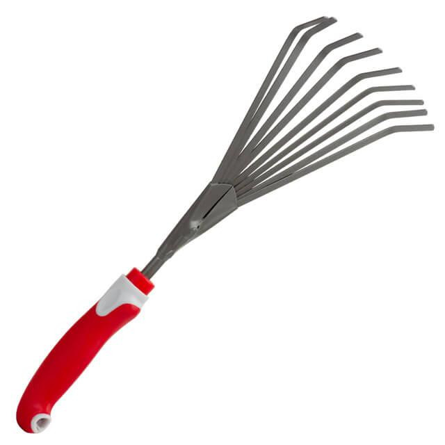Граблі віялові садові, 370×155 мм, комбінована рукоятка INTERTOOL FT-0031 Киев - изображение 5