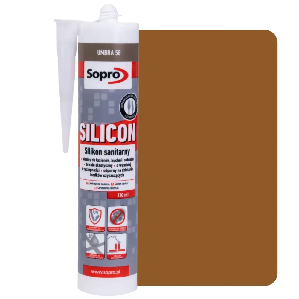 Силікон Sopro Silicon UMBRA №58 (умбра) 310 мл Киев - изображение 1