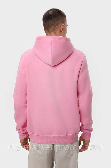 Худі чоловіче базове утеплене RAY BASIC рожеве (U0401M-Pink) S Київ - фото 4