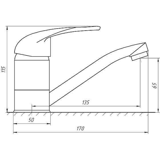 Змішувач для умивальника EcoMix ENERGO E-GEZ-203M (000010027) Київ
