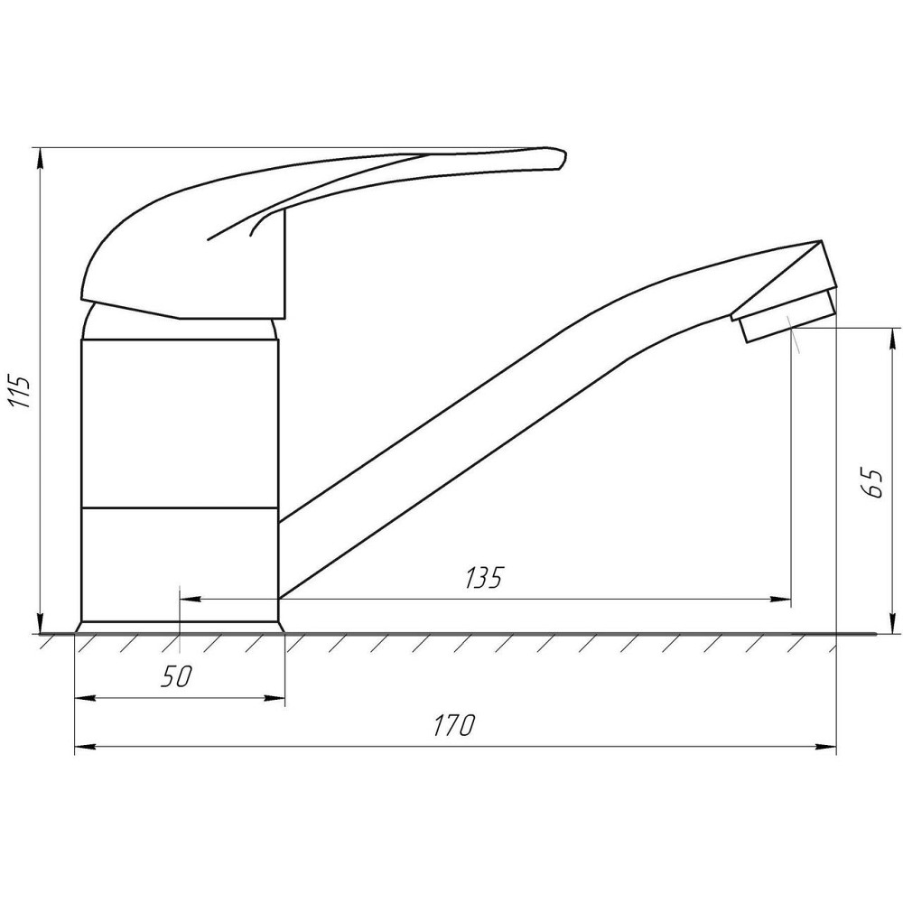 Змішувач для умивальника EcoMix ENERGO E-GEZ-203M (000010027) Київ - фото 5