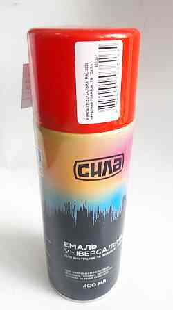 Емаль універсальна RAL 3020 червона глянсова 400 мл (СИЛА) 951307 Вінниця