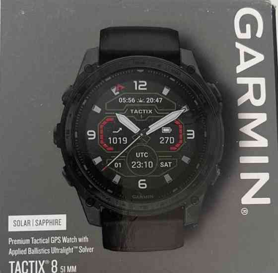 Garmin Tactix 8 Solar Sapphire | Новий, запечатаний Ultralight Solv. Київ