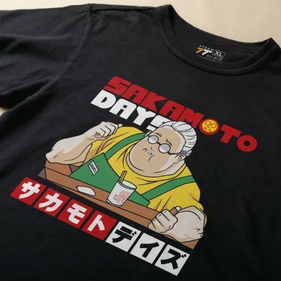 Футболка для подростка мальчика с принтом Дни Сакамото #2 Размер 160 Anime10918 Днепр