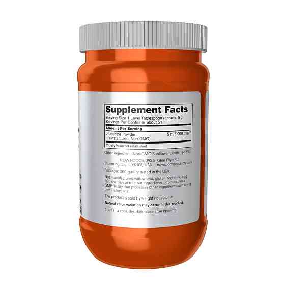 Лейцин Now Foods L-Leucine Powder 255 грам Київ