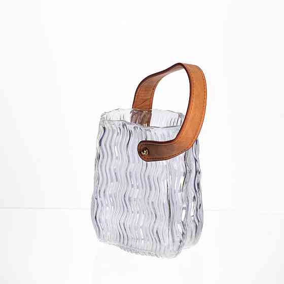 Декоративна ваза-сумочка для квітів 800 мл Київ