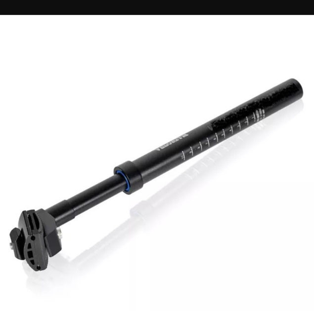 Труба підсідельна вело L-300, D-27.2, чорна з кріпленням з насосом Бровари - фото 2