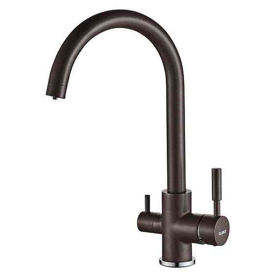 Змішувач для кухні під осмос Globus Lux LAZER GLLR-0333-6-MARONE (000019234) Київ