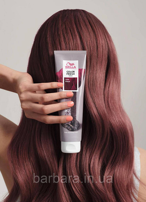Тонуюча маска Wella COLOR FRESH (всі віддінки +2024) Rose Blaze Роза блазе Киев - изображение 1