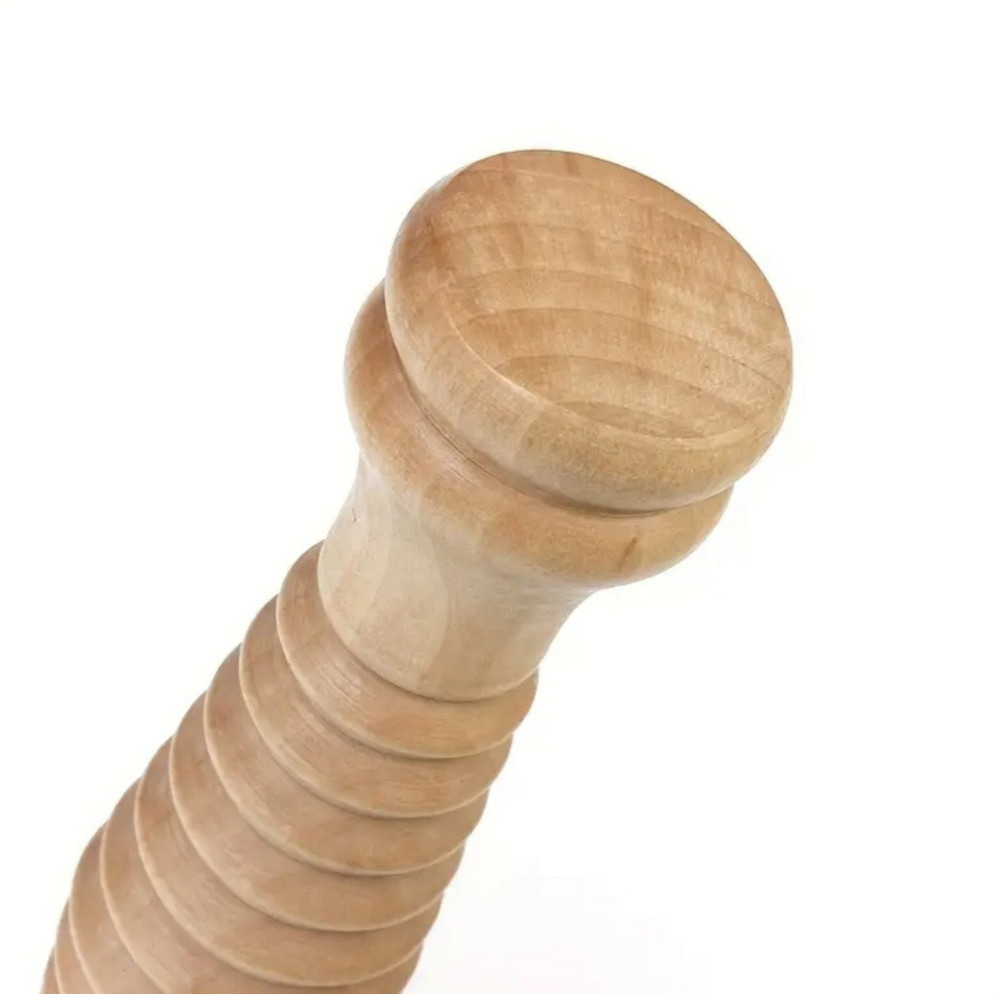 Масажер для ніг маленький дерев`яний 12 см коричневий Київ - фото 2