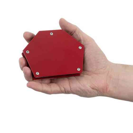 Держатель магнитный для сварки, трапеция, 30°, 45°, 60°, 75°, 90°, 135°, 22 кг, 115×90×17 мм INTERTOOL MW-0002 Киев