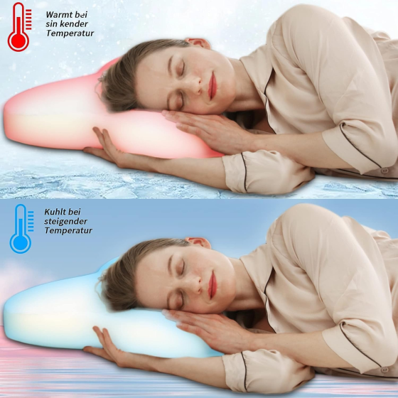 Ортопедична подушка для сну з ефектом пам'яті та термостатичним регулюванням Vitamatres Луцьк