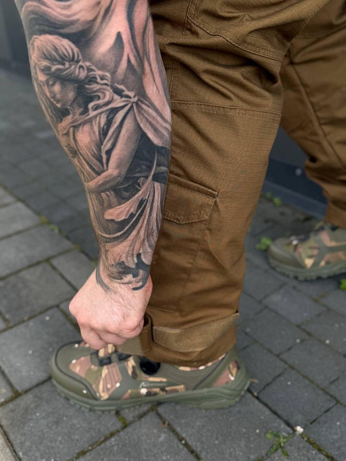 Літні чоловічі штани койот ріп-стоп, штурмові бойові тактичні штани для армії Львів - фото 8