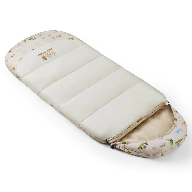 Спальник дитячий з капюшоном Naturehike B300 CNH22SD001, бежевий Киев - изображение 2