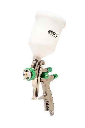 Фарбопульт MASTERTOOL LVLP ВБ 600 мл пластик Ø1.3 мм 125-170 л/мин 1.5-2.5 бар 80-8801 Ровно