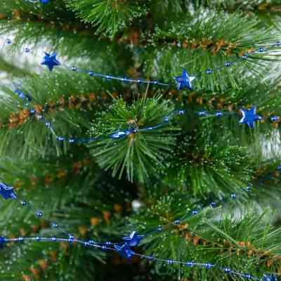 Бусы на ёлку Jumi Звезды Jumi, 5 м, пластик, синий (5900410988361) Винница
