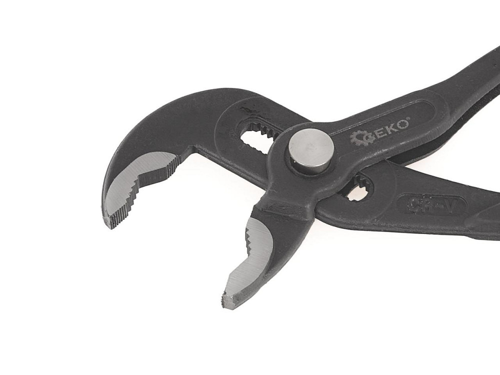 Кліщі трубні "GEKO" переставні з кнопкою-фіксатором 250 мм Київ - фото 3