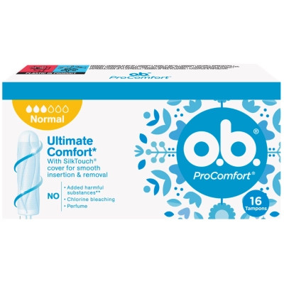 Тампони o.b. ProComfort Normal 16 шт. (3574660234282/3574661329840) Вінниця - фото 1