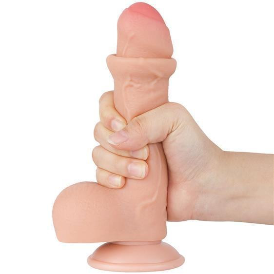 Фаллоимитатор - Sliding-Skin Dual Layer Dong 7