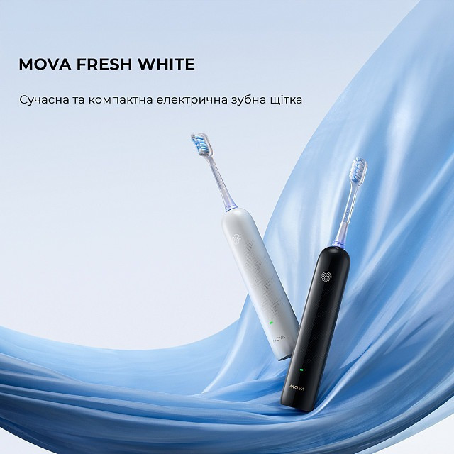 Зубна електрощітка Mova Fresh White (ATB13A-WH) ( white ) Харків - фото 10