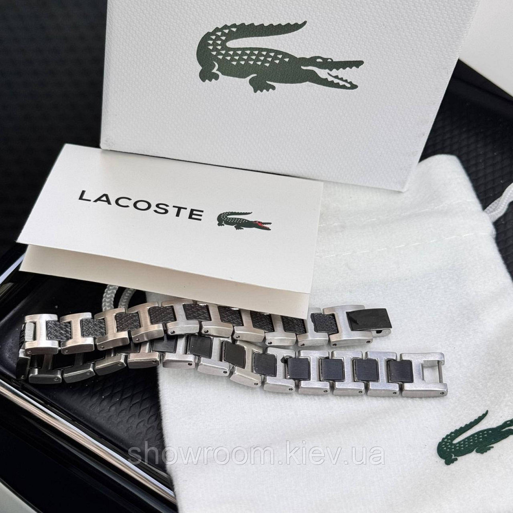 Мужской стильный браслет Lacoste, Лакоста (40190) Киев - изображение 8