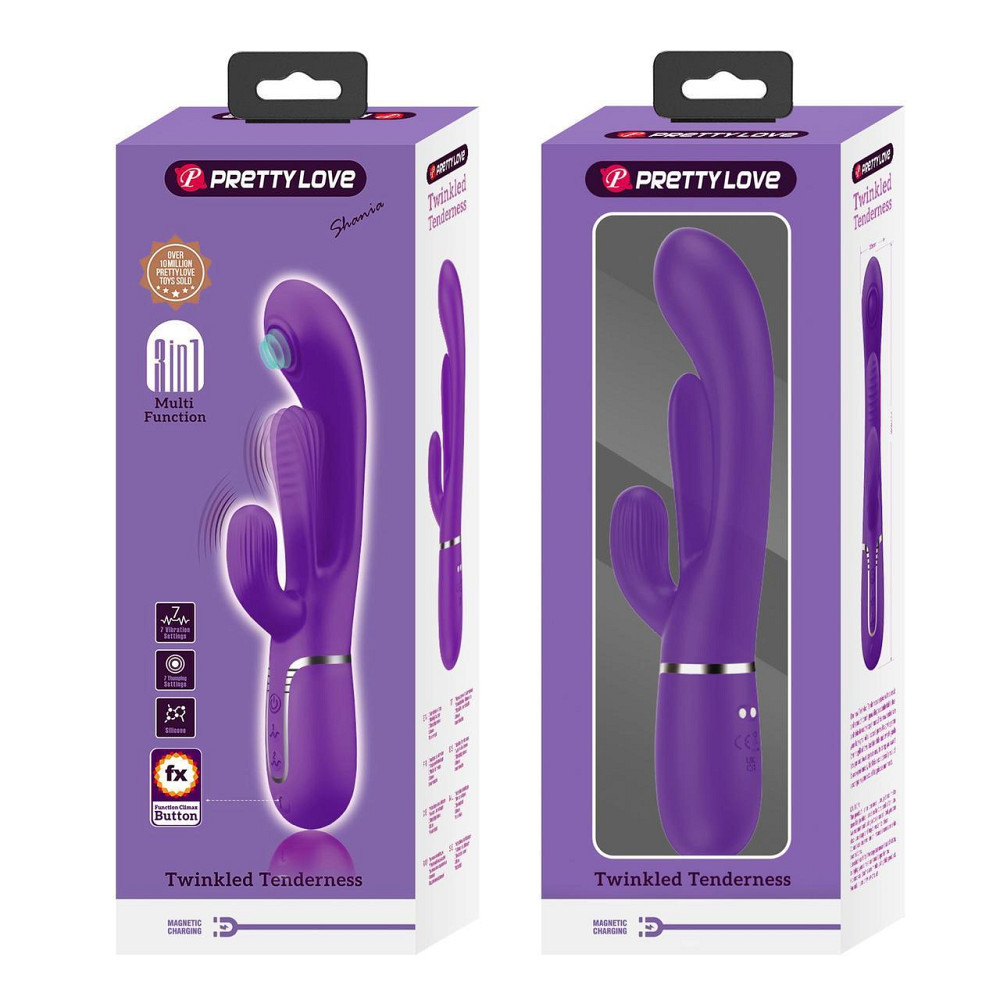 Вибратор PRETTY LOVE Shonia Dark PurpTwinkled Tenderness Sex Aura Киев - изображение 2