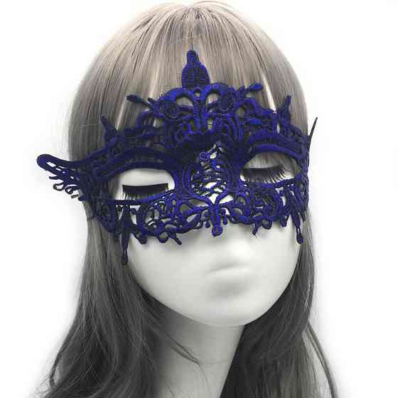 Святкова маска венеціанська на лице one size синій Київ
