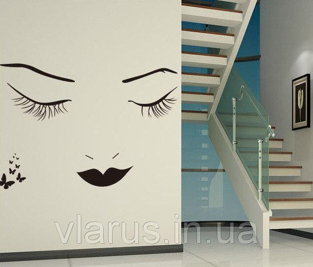 Інтер'єрна наклейка на стіні дівчина Київ - фото 6