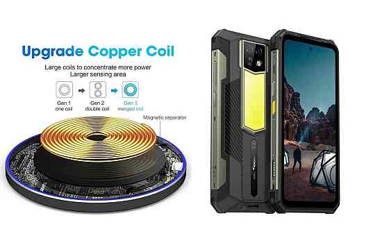 Бездротовий зарядний пристрій Copper до 30W для realme GT 8 Pro, USB-C, LED Київ