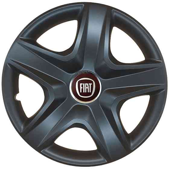 Автомобільні модельні ковпаки R15 SJS Fiat 340 4шт, чорні Вінниця