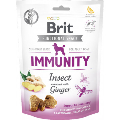 Ласощі для собак Brit Care Immunity комахи з імбиром 150 г (8595602539970) Вінниця - фото 1